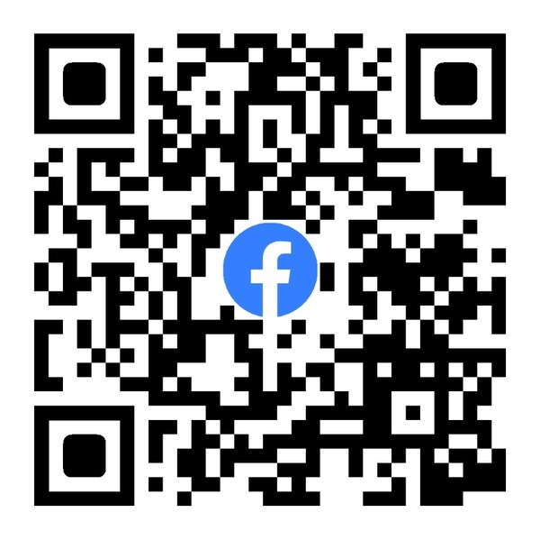 Kod QR do profilu fundacji na Facebooku